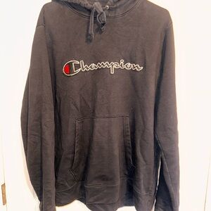 Champion Black Hoodie for Men